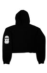 WHUUP DRIP crop fleece hoodie