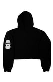 WHUUP DRIP crop fleece hoodie