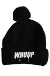 WHUUP DRIP pom pom beanie 
