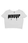 WHUUP DRIP crop tee